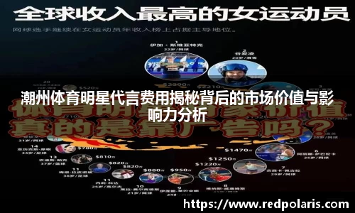 潮州体育明星代言费用揭秘背后的市场价值与影响力分析